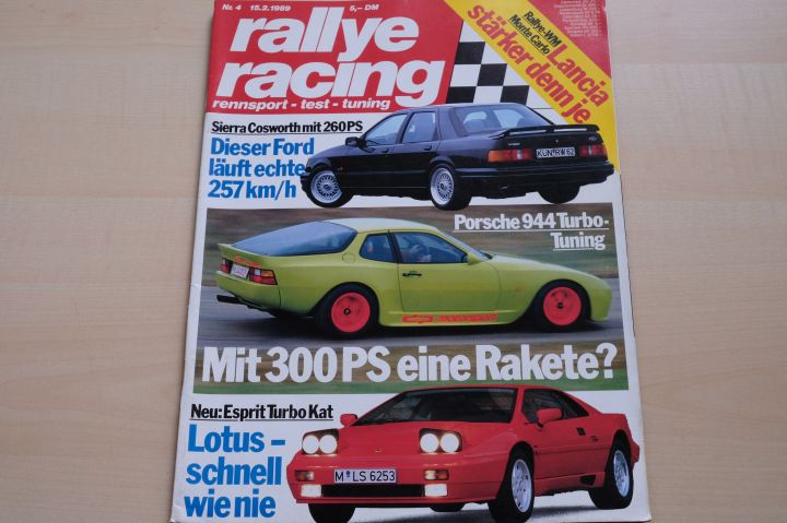 Deckblatt Rallye Racing (04/1989)